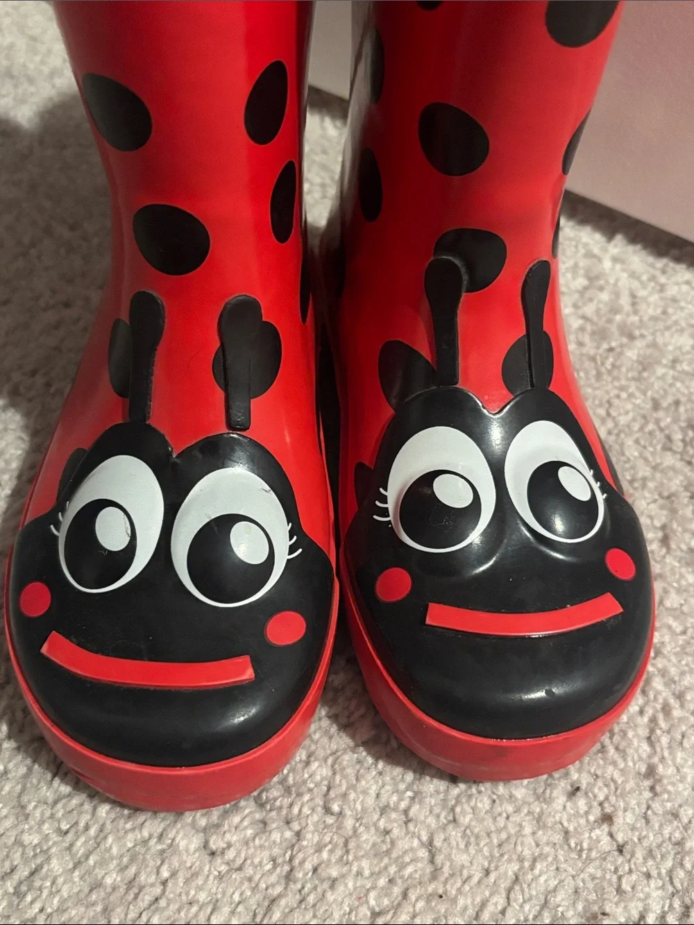 Western Chief Kids Red Ladybug Rain Boots